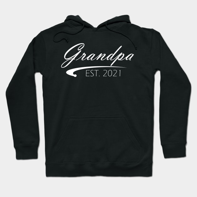 Grandpa Est. 2021 Hoodie by KC Happy Shop